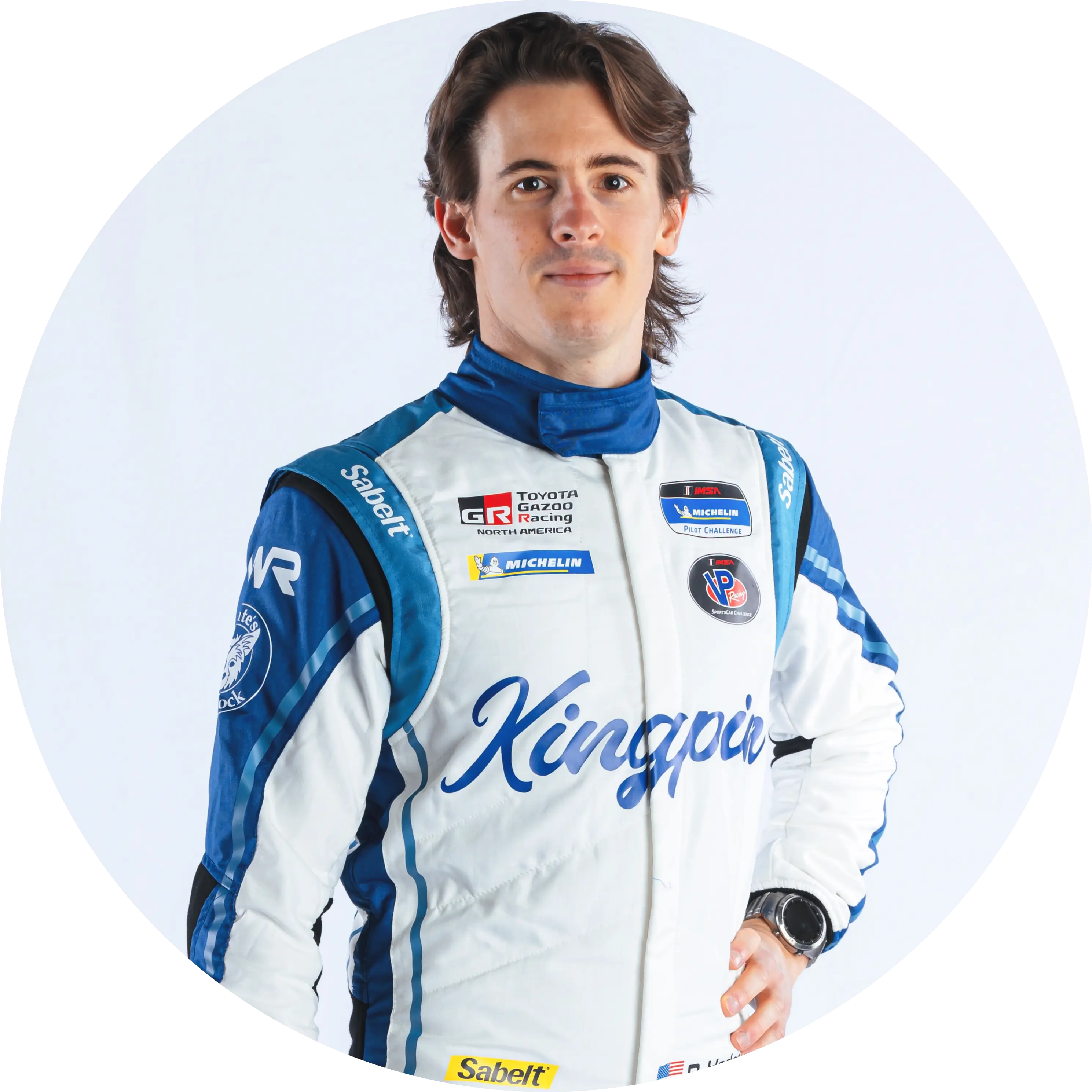 Trackside coaching session in paddock